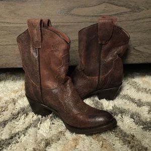 ASH leather cowboy boots